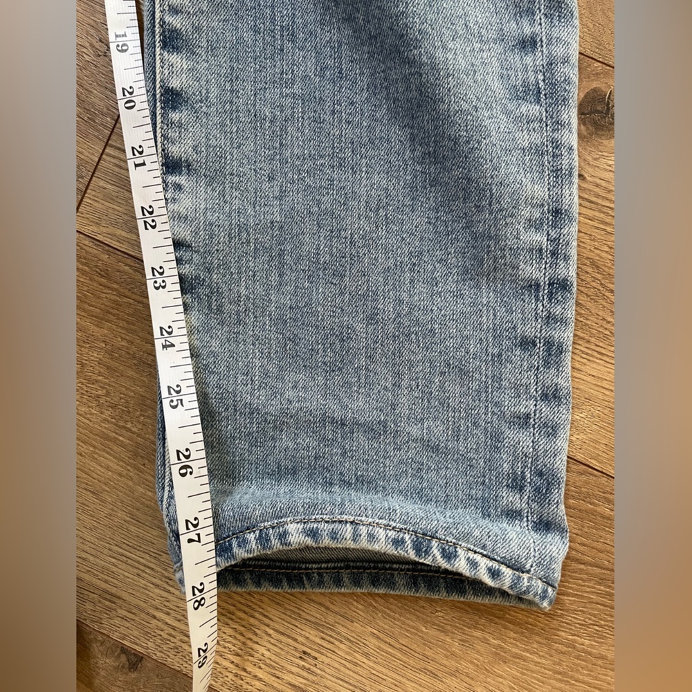 AG Adriano Goldschmied Light Blue high Rise Vintage fit Straight Leg Jeans - Picture 15 of 15